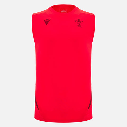 Macron Rugby Wales 2025/26 Rood Training Singlet Heren