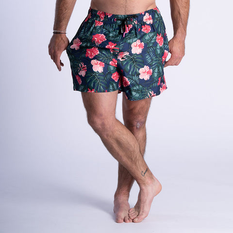 Boardshort Ruckfield Tropical Rugby Bleu Marine