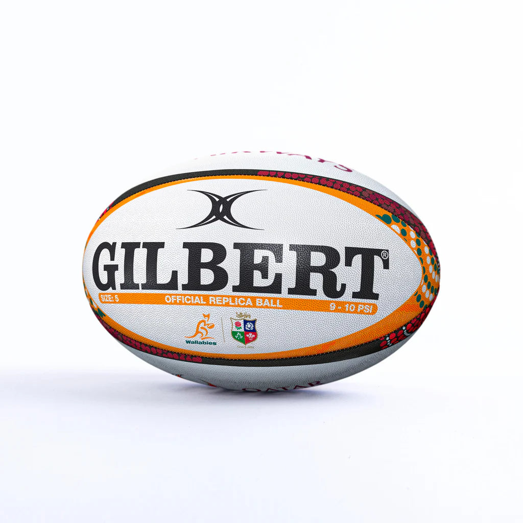 2-laags Rugmateriaal Bal Gilbert Schotland Rugby Supporter Ball - Maat 5, Officiële Supportersbal Synthetische Latex Blaas Rugby