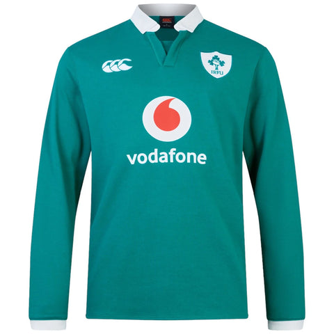 Canterbury Ierland 2025/26 Katoenen Thuisshirt met Lange Mouwen (vanaf 31-10 verkrijgbaar)