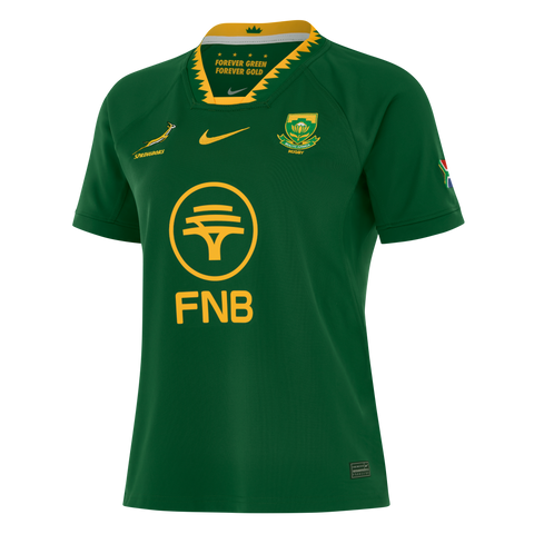 Nike Springboks Dames Stadium Home Rugby Shirt