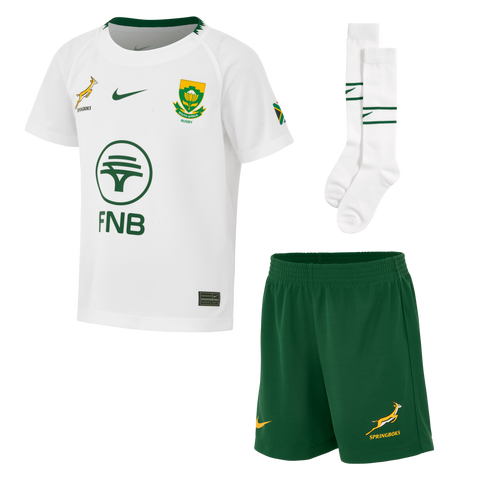 Nike Springboks Little Kids Stadium Away Kit Wit