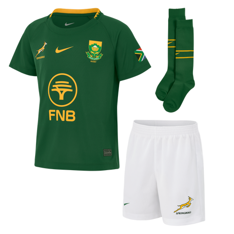 Nike Springboks Little Kids Stadium Home Kit Gorge Green
