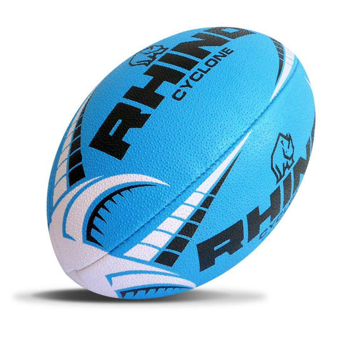 Rhino Cyclone Rugbybal Lichtblauw Maat 3