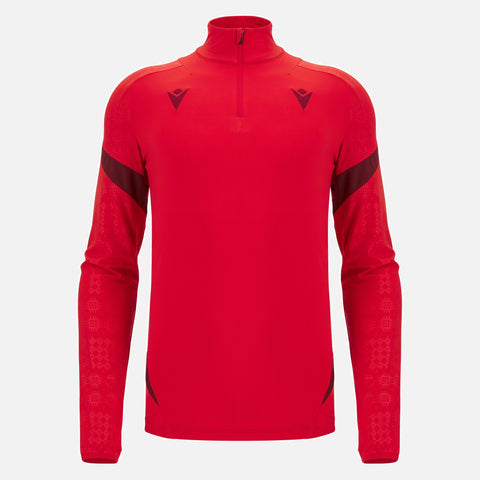 Macron Rugby Wales 2025/26 Training 1/4 Zip Top Heren