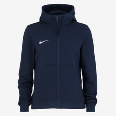 Nike Team Club Full Zip Hoodie Ft Dames Navy
