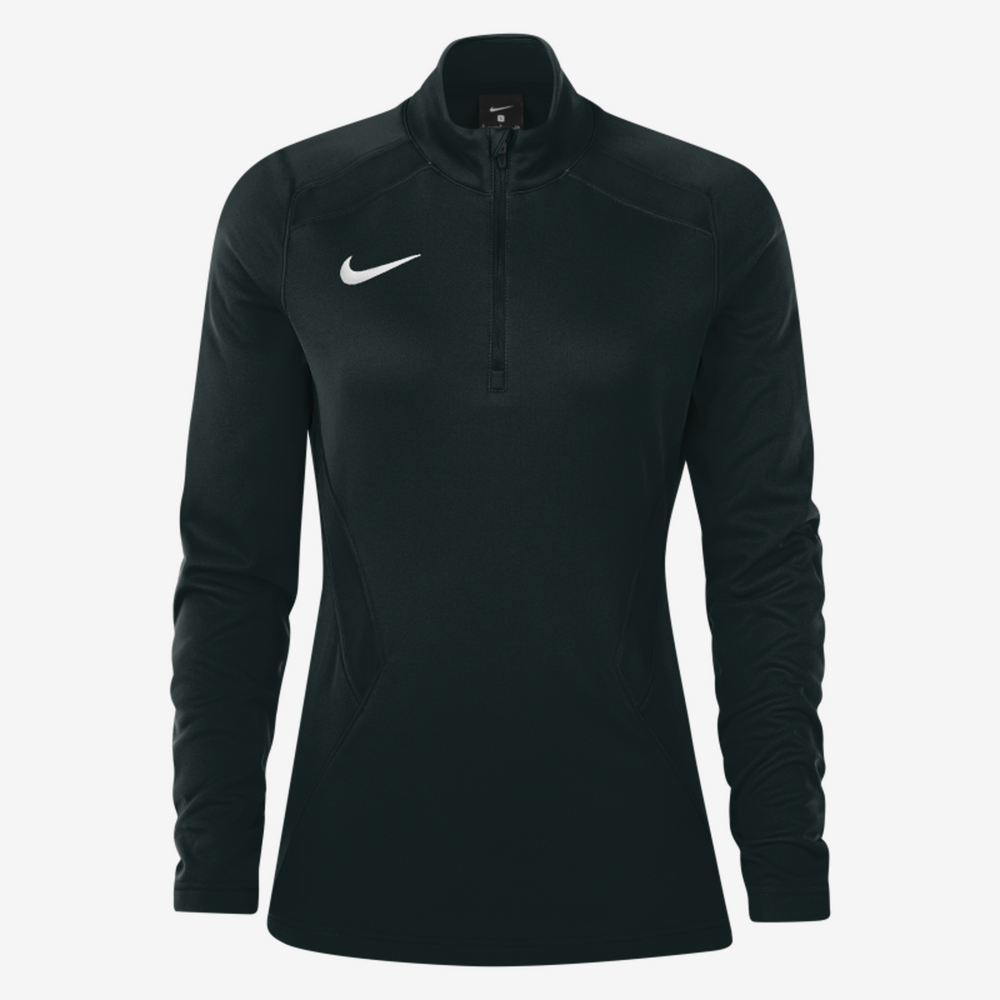 Nike Dames Training 1/4 Zip Midlayer Zwart