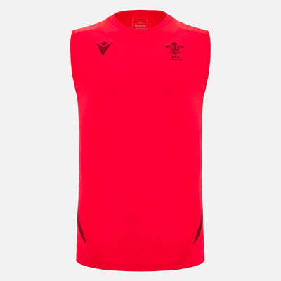 Macron Rugby Wales 2025/26 Rood Training Singlet Heren