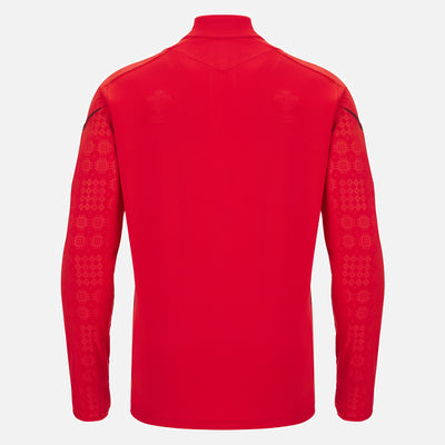 Macron Rugby Wales 2025/26 Training 1/4 Zip Top Heren