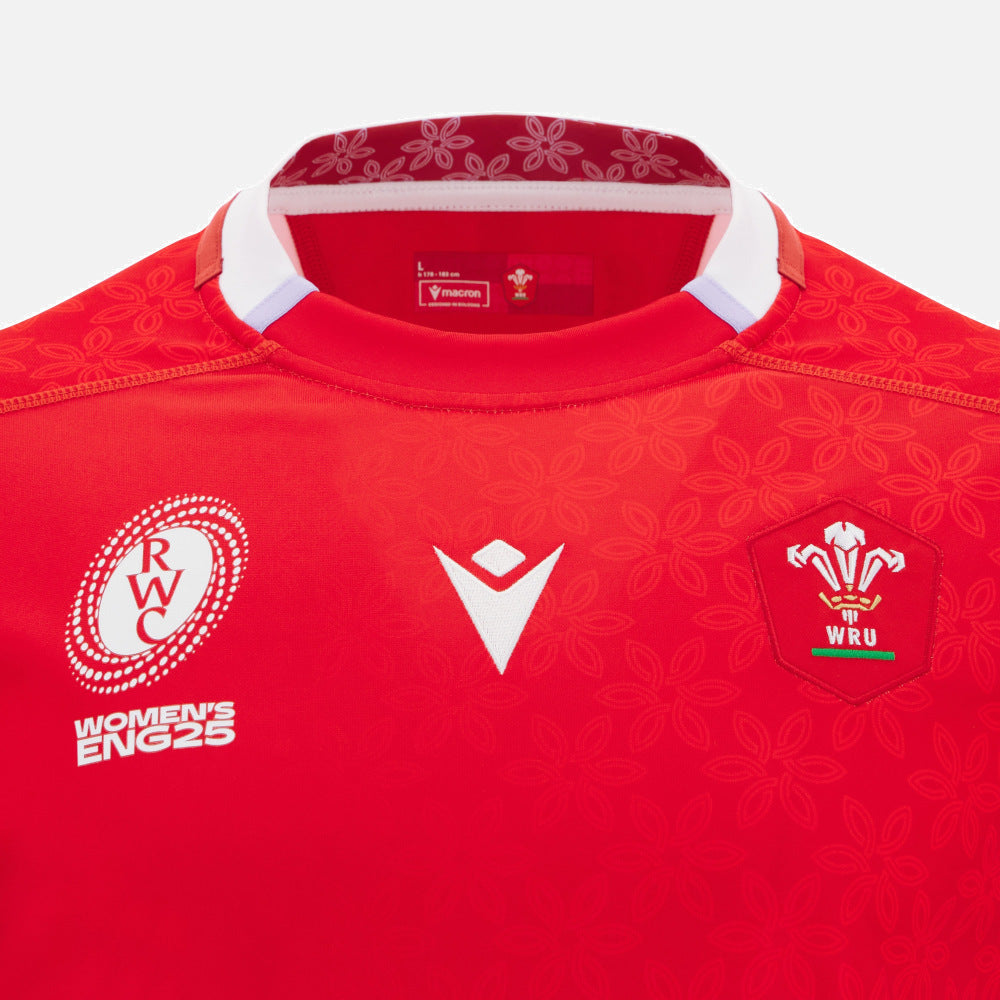 Macron Wales WRWC Replica Rugby Thuisshirt Heren 2025