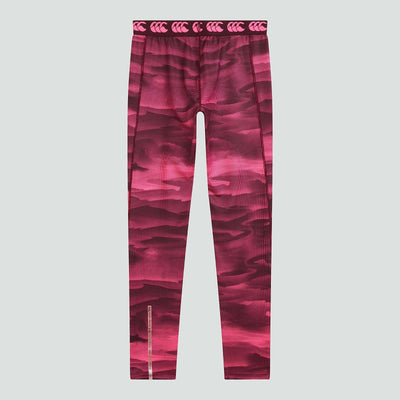 Dames VapoDri Printed FL Leggings Roze