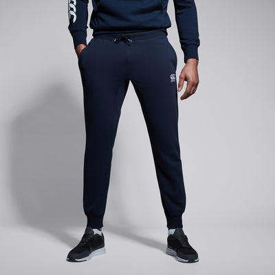 Tapered Fleece Cuffpant Navy