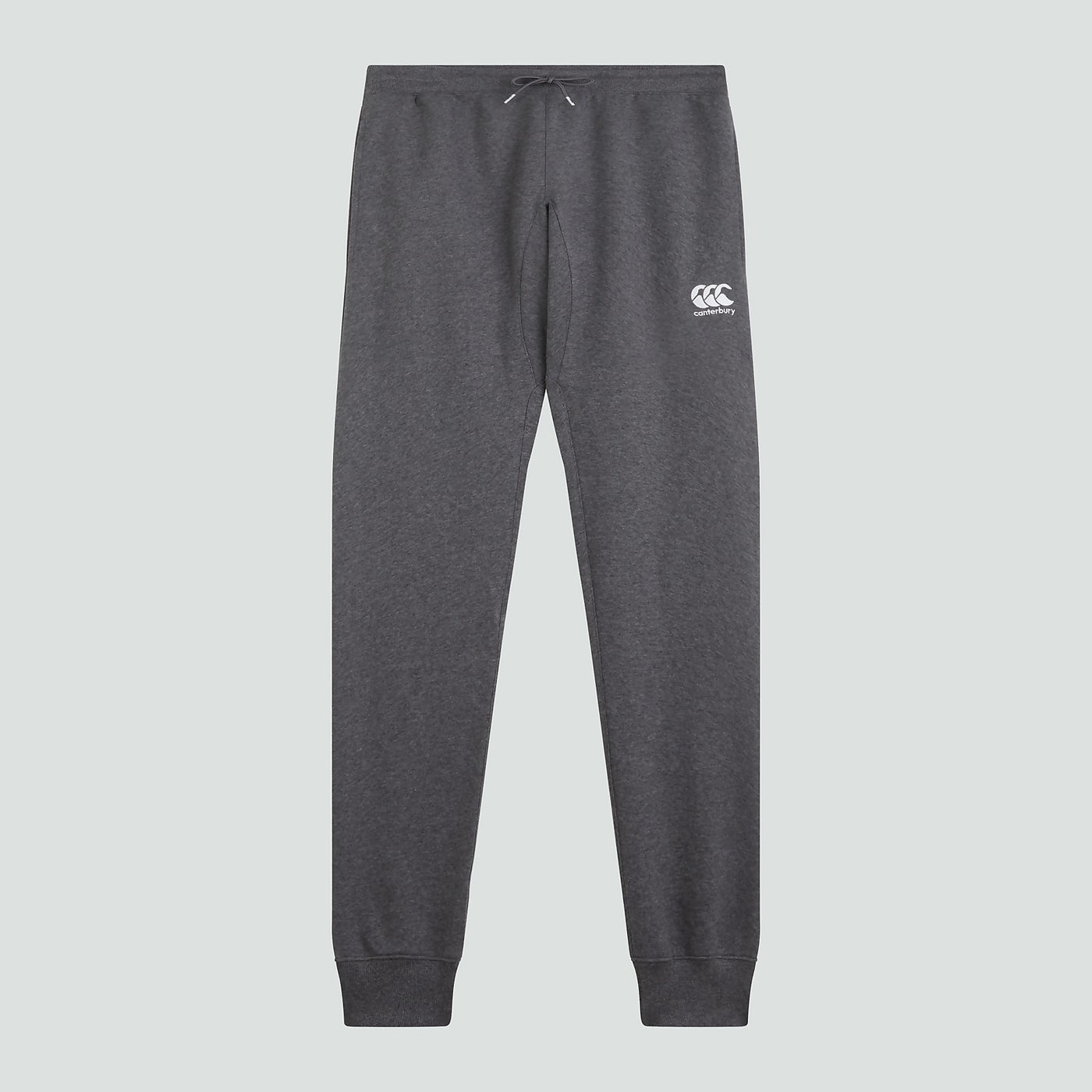 Tapered Fleece Cuffpant Donkergrijs