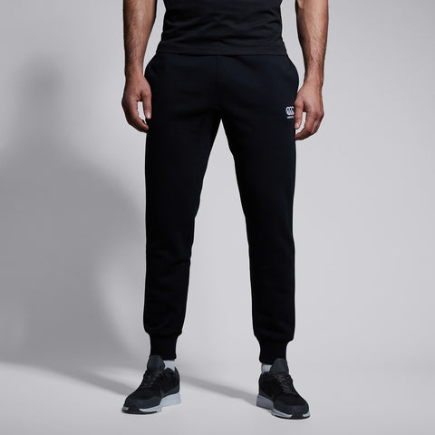 Canterbury Tapered Fleece Cuffpant Zwart