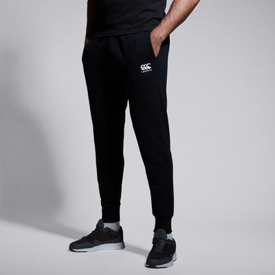 Tapered Fleece Cuffpant Black