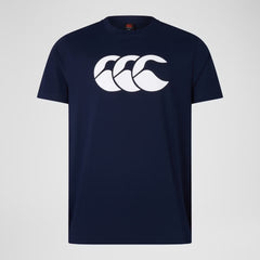Canterbury CCC Organic Cotton Logo T-Shirt Heren
