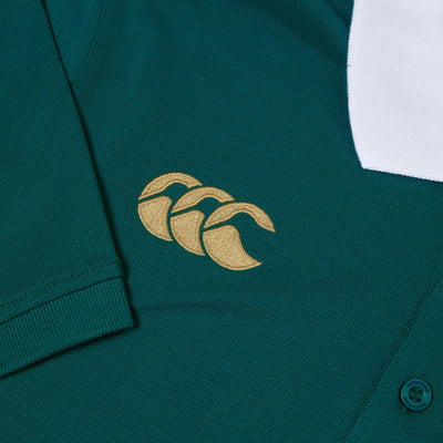 Canterbury Heren Rugby Ierland 150e Jubileum Poloshirt Groen