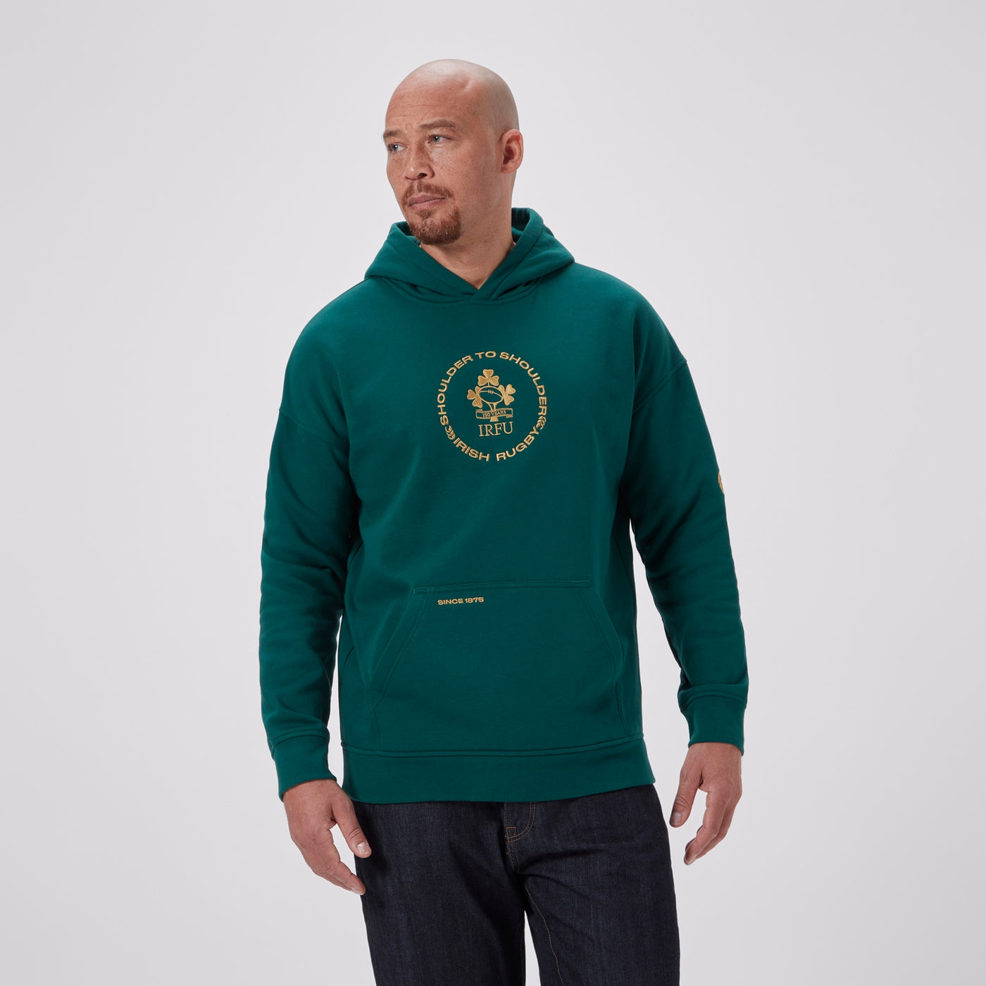 Canterbury Heren Rugby Ierland 150e Jubileum Hoodie Groen