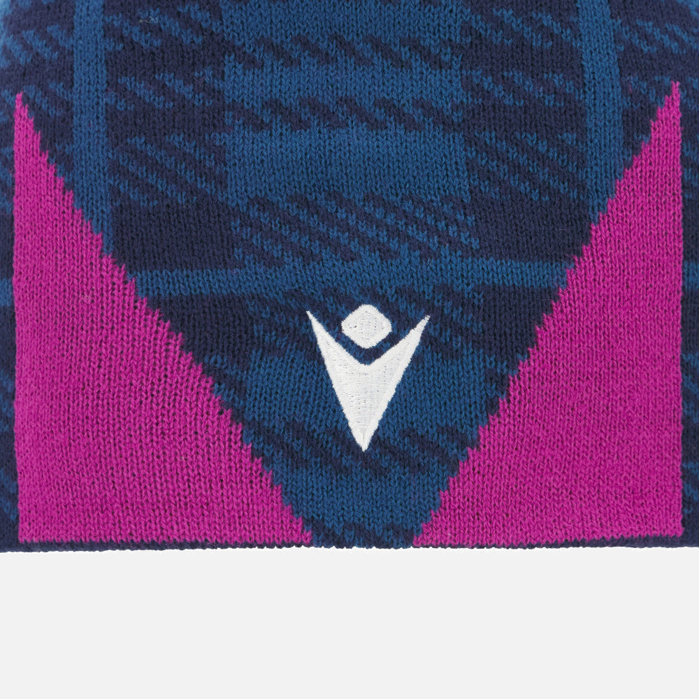 Macron Rugby Schotland 2025/26 Navy Skull Knit Beanie