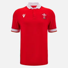 Macron Wales Rugby Katoenen Thuisshirt Heren