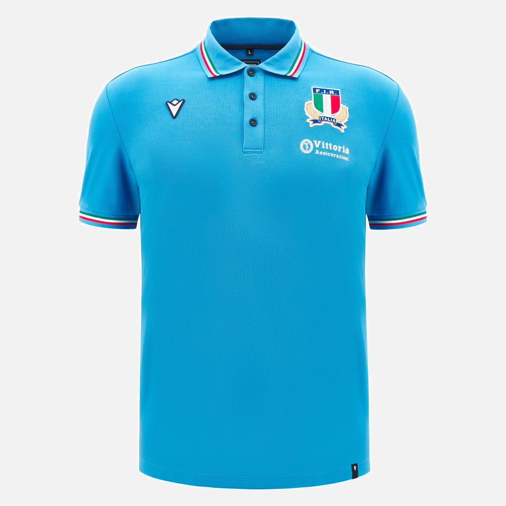 Italië Rugby Travel Polo Shirt Heren