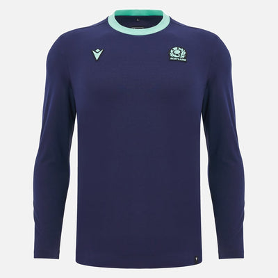 Schotland Rugby 2024/25 LS Navy Reisshirt Heren