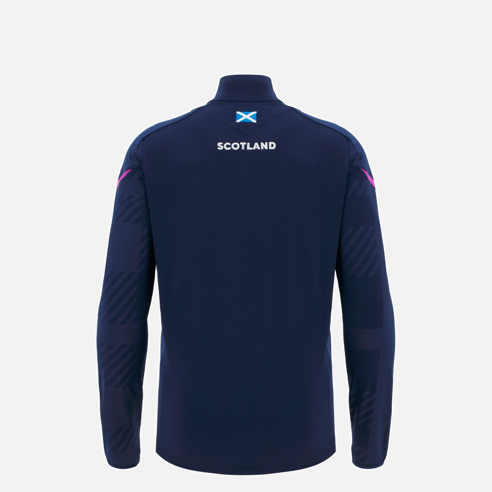 Macron Rugby Schotland 2025/26 1/4 Zip Training Top Kids