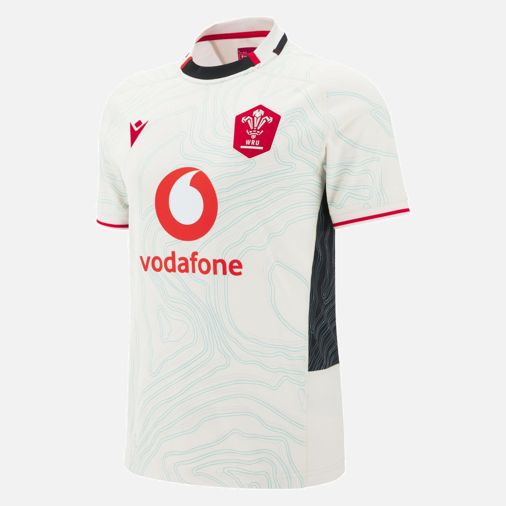 Macron Wales Replica Rugby Uitshirt 2025/26 Heren