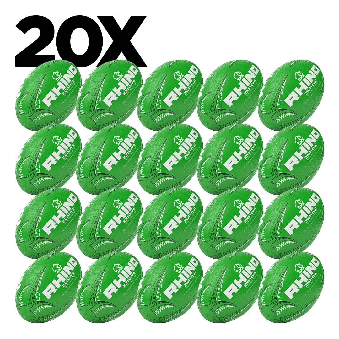 20x Zephyr Recycled Rugby Bal Maat 3