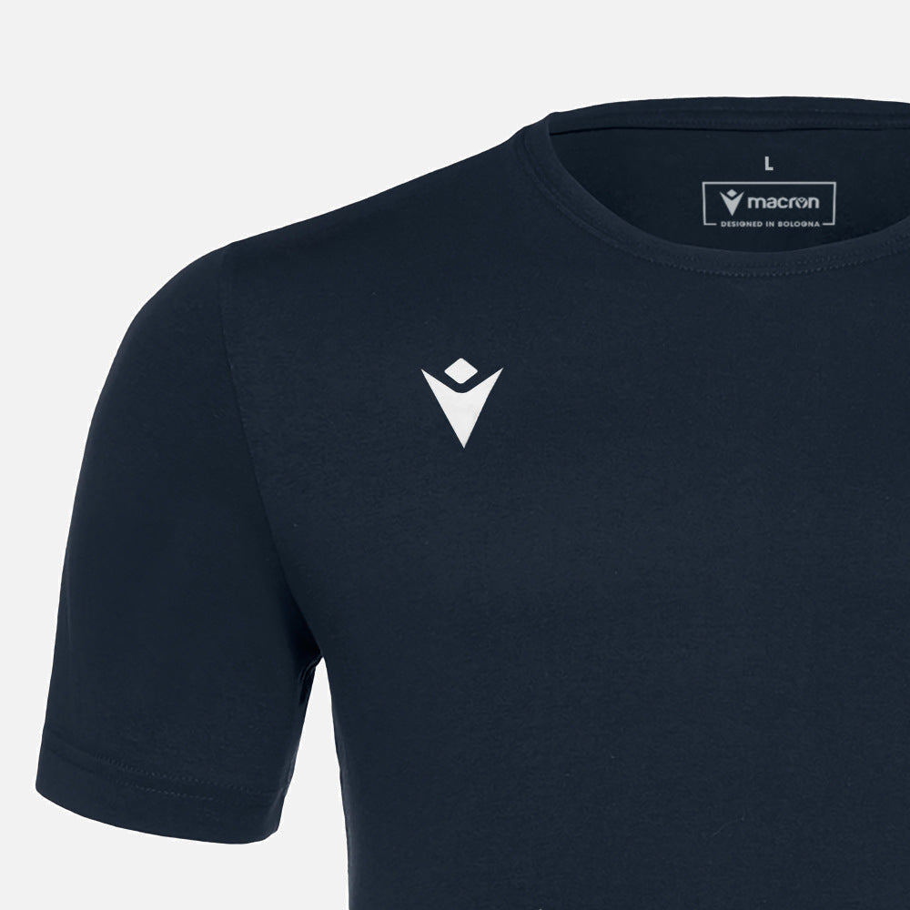 Macron Katoenen T-Shirt Boost Hero Junior Navy