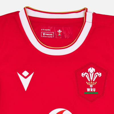 Macron Wales Rugby Replica Thuistenue Baby