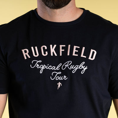 T-Shirt Ruckfield Tropical Rugby Navy