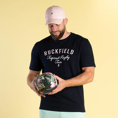 T-Shirt Ruckfield Tropical Rugby Navy