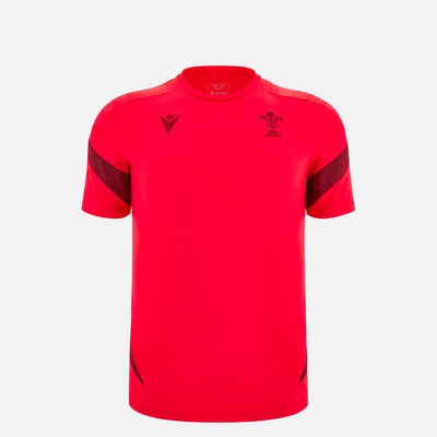 Macron Rugby Wales 2025/26 Rood Training T-shirt Kids