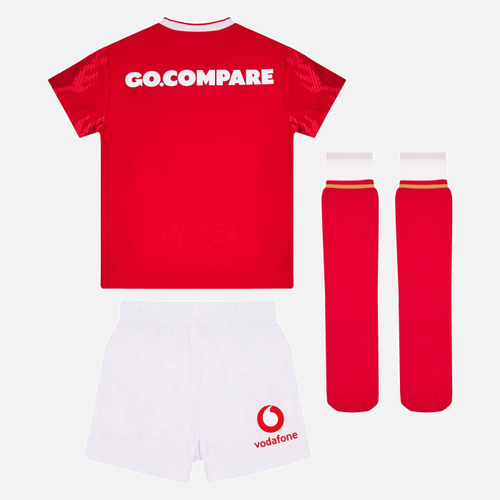 Macron Wales Rugby Replica Thuistenue Kids