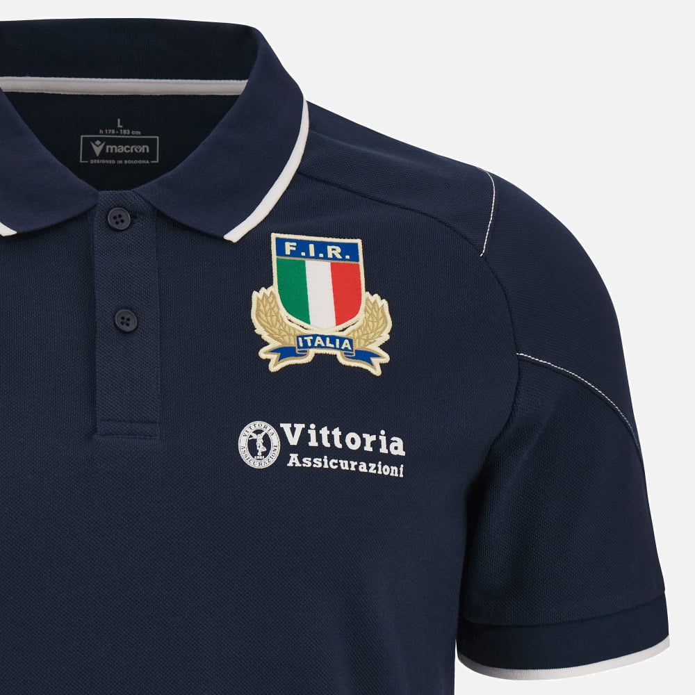 Italy Rugby 2023/24 Men's Polo Shirt