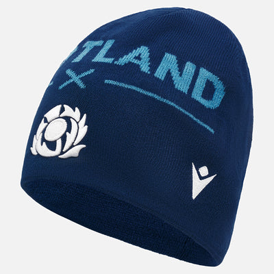 Schotland Rugby 2024/25 Blue Scotland Skull Beanie