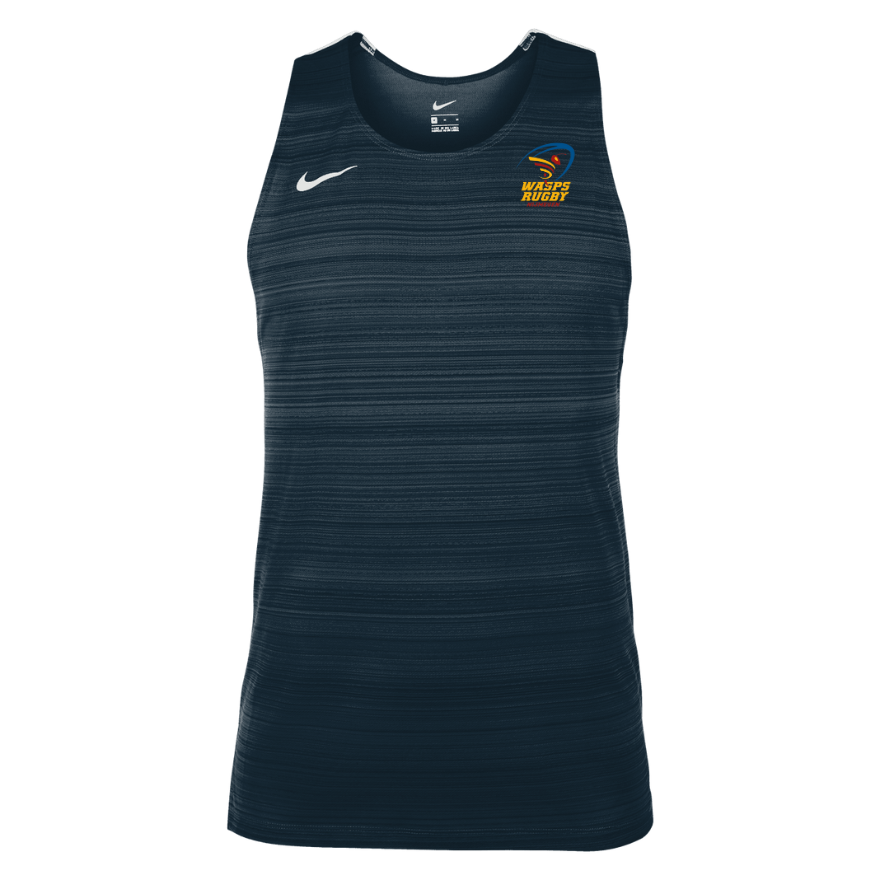 RC The Wasps Nike Heren Dry Miler Singlet Navy