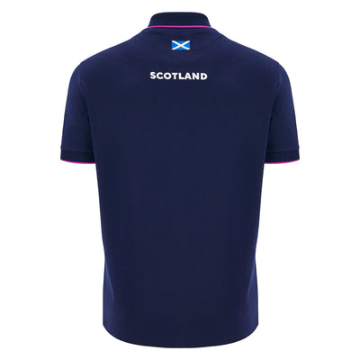 Macron Schotland Rugby 2025/26 Polo Piqué Heren