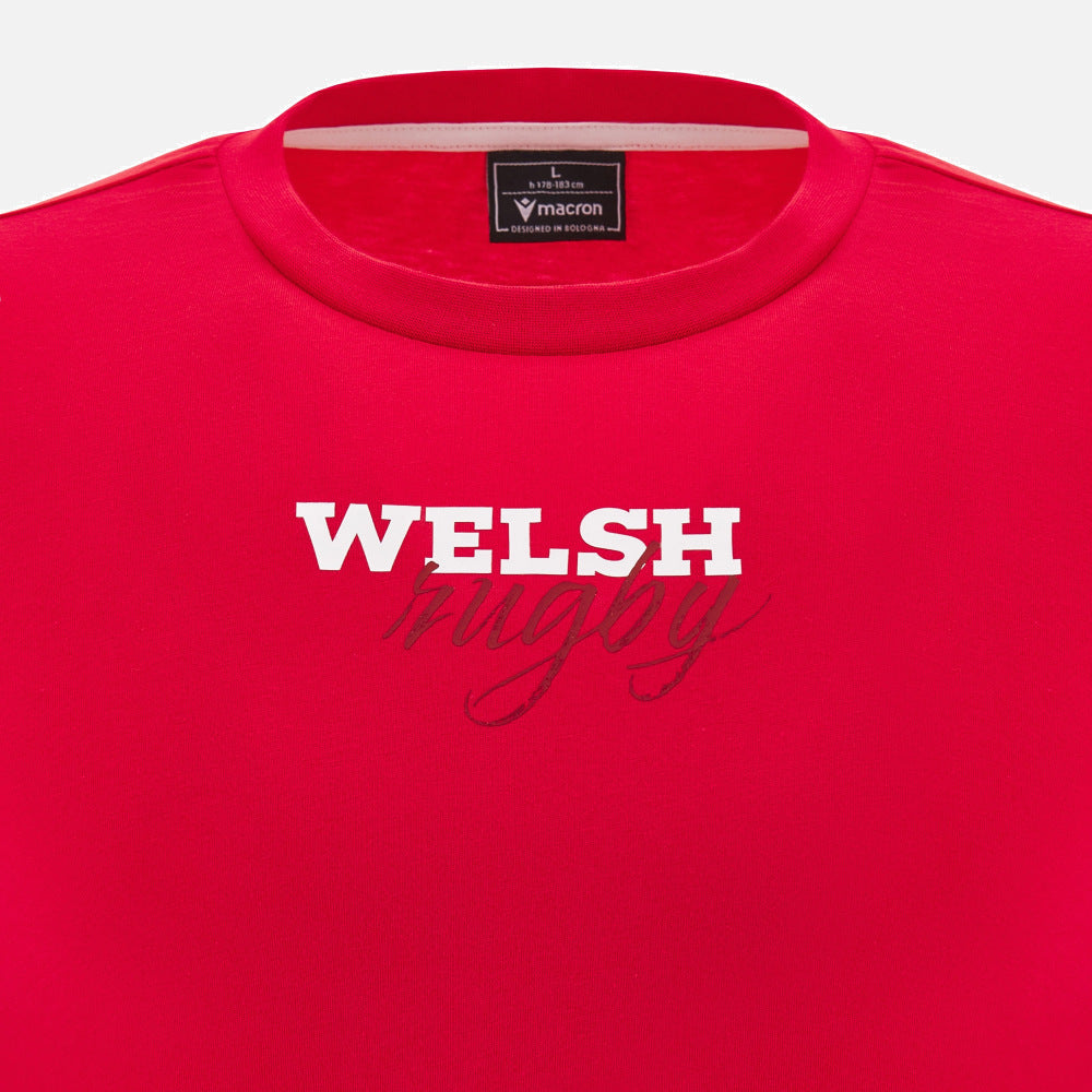 Macron Rugby Wales 2025/26 Fan T-shirt Heren