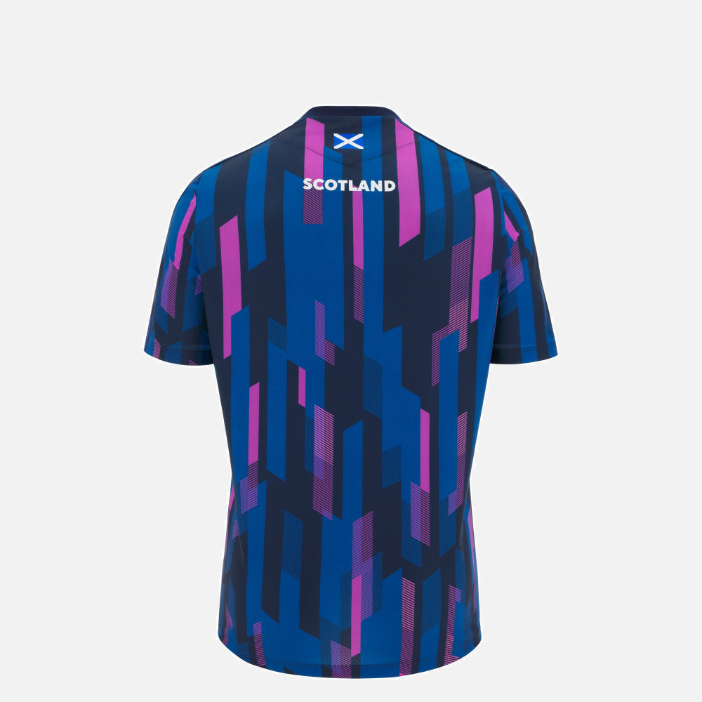 Macron Schotland Rugby 2025/26 Warm-Up T-Shirt Kids