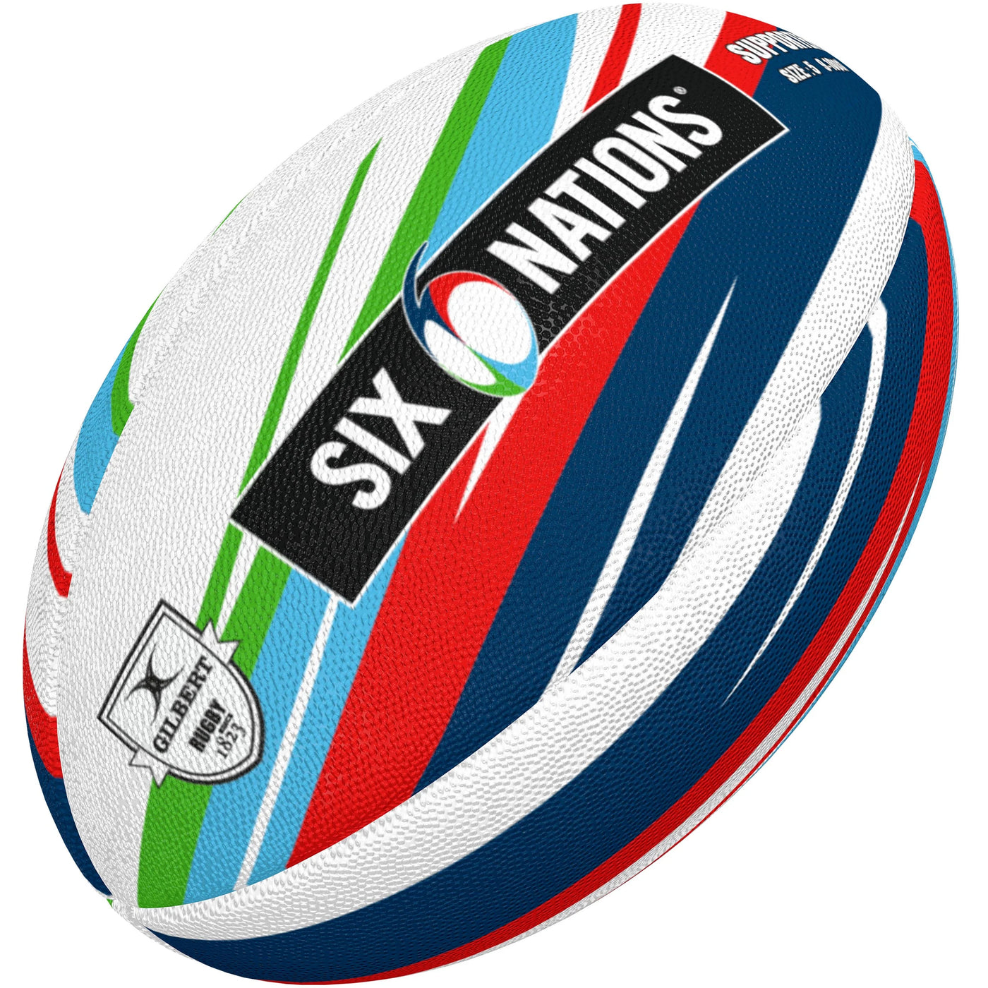 6 Nations Supporter Rugby Ball Size 5