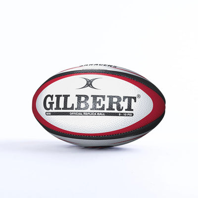 Gilbert Saracens Replica Rugbybal Mini