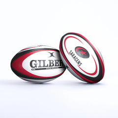 Gilbert Saracens Replica Rugbybal Mini