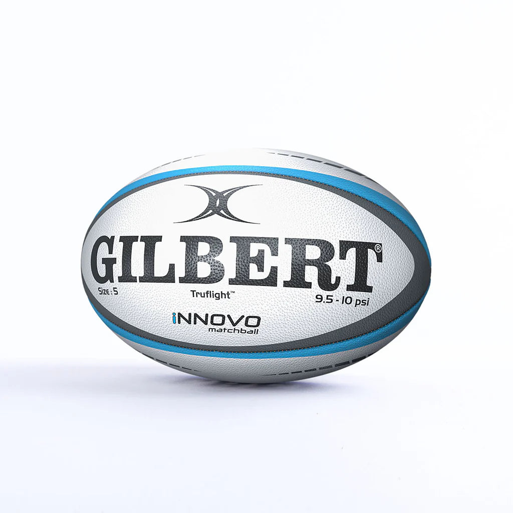 Innovo Rugby Wedstrijdbal Blauw/Grijs Maat 5