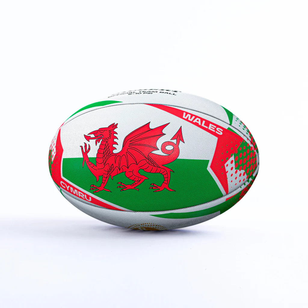Gilbert RWC 2025 Wales Rugby Bal Maat 5