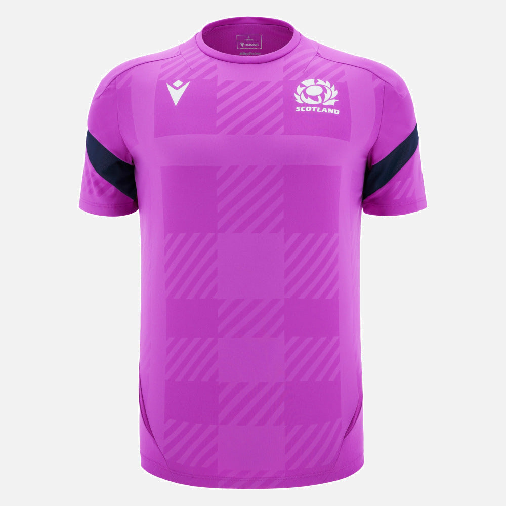 Macron Schotland Rugby 2025/26 Training T-shirt Heren