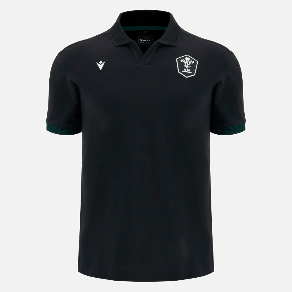 Macron Wales Rugby 2026/27 Officiële Piqué Katoenen Polo Heren