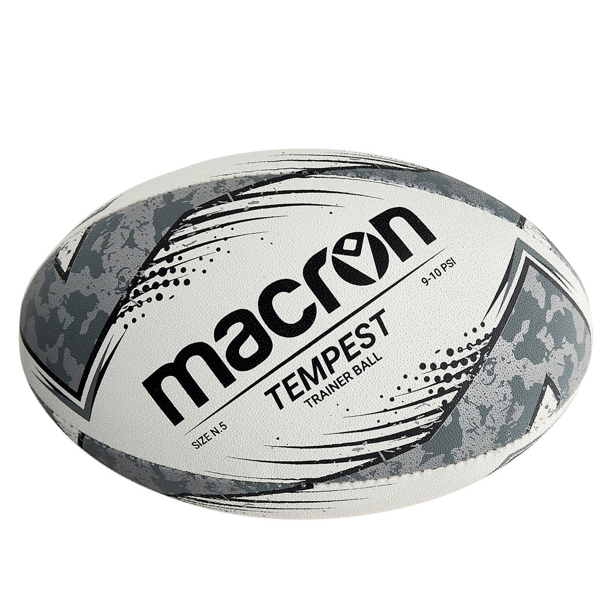 Macron Tempest N.5 Rugby Trainingsbal Zwart