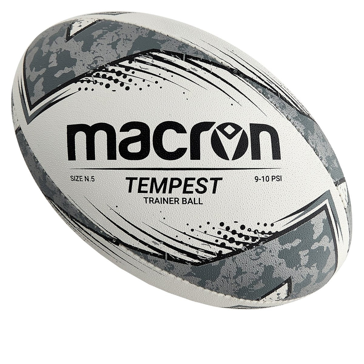 Macron Tempest N.5 Rugby Trainingsbal Zwart